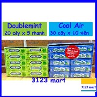 (hsd 01/2026) Lốc 20 cây/ 30 cây kẹo sing gum DOUBLEMINT 270g/ COOL AIR 438g . HALAL