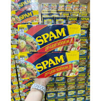 🐷🥪[HSD 01/2027] Lốc 4 Hộp vả 8 Hộp Thịt hộp Glorious SPAM 25% Less Sodium của Mỹ 340g x 8 hộp