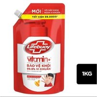 [HSD: 04/2027] Nước rửa tay Lifebuoy (Túi đỏ - TL: 1kg)