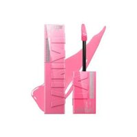 (HSD: 10/2026) Son Bóng Maybelline Superstay Vinyl ink #155 Up Beat - Hồng Baby 4.2ml
