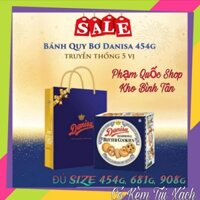 HSD 11.2024 [CÓ KÈM TÚI XÁCH] Bánh Quy Bơ Danisa 200g,454g,681g,908g