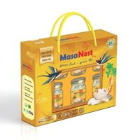 (HSD: 11/2026) Yến Tổ Chưng Nhân Sâm Masanest (Hộp 6 hũ)