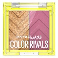(HSD: 1/2027) Bảng Phấn Mắt Đôi Maybelline Color Rivals Shadow Duo Palette Màu Assertive x Coy 3G