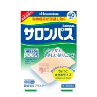 [Hsd 2026] Cao dán giảm đau Salonpas Hisamitsu (40 miếng)