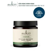 [hsd 2027] Kem Dưỡng Đêm Phục Hồi Da Hư Tổn & Ngừa Lão Hóa  Sukin Moisture Restoring Night Cream 120ml