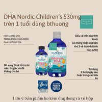 (HSD 2027) Siro DHA Nordic Naturals Children’s USA - 530 mg Omega-3 Với EPA & DHA, 119ml 237ml