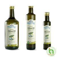 HSD 30 tháng 01.25 - Dầu Extra Virgin Olive hữu cơ Mani 250ml/ 500ml/ 1lit Organic Extra Virgin Olive Oil