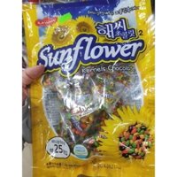 Hsd 8/2024 Kẹo hướng dương bọc socola Sunflower Lotte Hàn Quốc 250g