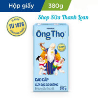 [HSD T10-2024] COMBO 4 LON SỮA ĐẶC CÓ ĐƯỜNG ÔNG THỌ CHỮ XANH - HG 380G.