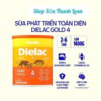 [HSD T10-2026] [Mẫu Mới] COMBO 2 Hộp Sữa Bột Dielac Alpha Gold IQ 4 Hộp 1,4kg.