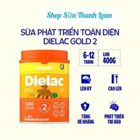 [HSD T10-2026] [MẪU MỚI] SỮA BỘT DIELAC ALPHA GOLD 2 LON 400G (CHO TRẺ TỪ 6 - 12 THÁNG TUỔI).