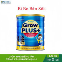 [HSD: T10-2026] Sữa Bột Nutifood Grow Plus+ Số 2+ Tăng Cân Khoẻ Mạnh Xanh - Lon 1.5kg