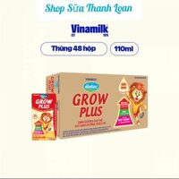 [HSD T11-2024] [MẪU MỚI] Thùng 48 Hộp Vinamilk Dielac Grow Plus (Sữa Non) 110ml.