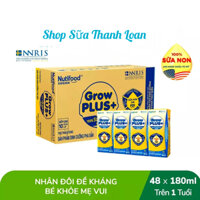[HSD T11-2025] COMBO 2 Thùng 96 Hộp SBPS Nutifood GROW PLUS+ Sữa Non (Vàng) 180ml.