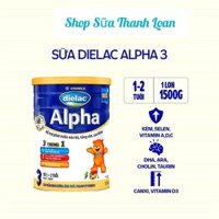 [HSD T12-2026] COMBO 2 Hộp Sữa Bột Dielac Alpha 3 Hộp 1,5kg (Từ 1 - 2 Tuổi).