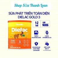 [HSD T12-2026] [Mẫu Mới] COMBO 2 LON Sữa Bột Vinamilk Dielac Alpha Gold 3 - Hộp Thiếc 1400g.