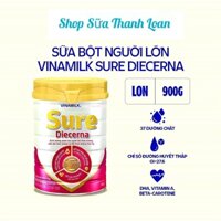 [HSD T2-2027] [MẪU MỚI] SỮA BỘT VINAMILK SURE DIECERNA 900G