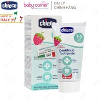 [HSD: T2/2028] Kem Đánh Răng CHICCO Hương Dâu 15ML/50ML Cho Bé 12M+