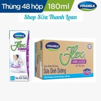 [HSD T6-2024] Thùng 48 Hộp Sữa Tiệt Trùng Flex Không Lactose 180ml/hộp