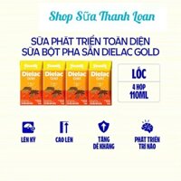 [HSD T6-2025] COMBO 6 Lốc 24 Hộp Sữa Bột Pha Sẵn DIELAC ALPHA GOLD IQ 110ml.