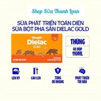 [HSD T7-2025] (Mẫu Mới Có Thẻ Tích Điểm) Thùng 48 Hộp Sữa Bột Pha Sẵn Dielac Alpha Gold IQ 110ml.