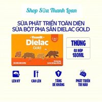 [HSD T8-2025] [Có Thẻ Tích Điểm] Thùng 48 Hộp Sữa Bột Pha Sẵn Dielac Alpha Gold IQ 180ml.