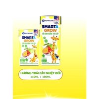 [HSD T8-2025] COMBO 4 LỐC 16 HỘP Sữa Nước Nutricare Smarta Grow Vị Trái Cây Nhiệt Đới 180ml.