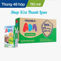 [HSD T8-2025] Thùng 48 Hộp Sữa Dinh Dưỡng ADM GOLD Có Đường 110ML.