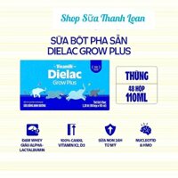 [HSD T9-2025] (Mẫu Mới Có Thẻ Tích Điểm) Thùng 48 Hộp Sữa Pha Sẵn Vinamilk Dielac Grow Plus 110ml.