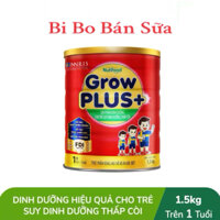 [HSD: T9-2026] Sữa Bột Nutifood GrowPLUS 1+ Đỏ Lon -1.5kg [SDD, Thấp Còi] Trên 1 Tuổi