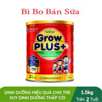 [HSD: T9-2026] Sữa Bột Nutifood GrowPLUS 2+ Đỏ Lon 1.5kg [SDD ,Thấp Còi] Trên 1 Tuổi