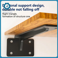 Hshduti 1 Bộ Thiết Kế Góc Tròn Giá Treo Tường Cho Đồ Nội Thất Tam Giác Bàn Cố Định Chân Đế Cố Định Cố Định