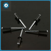 Hshduti 200 Chiếc Nhôm Đinh Tán Bộ Cho Máy Bay Đa Năng Đen Mù Đinh Tán Dài