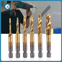 Hshduti 6 Cái / bộ Mũi khai thác vít bền cho gạch men Mũi khoan lục giác chuyên nghiệp Độ bền chắc