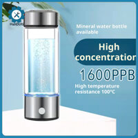 Hshduti Máy phát điện bình nước hydro cầm tay Chai nước ion hóa Máy thủy tinh có thể sạc lại Công suất lớn Điện phân nhanh Chống rò rỉ Lý tưởng cho người mua Đông Nam