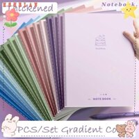 Hshelan 4 Cái / bộ Notepad, Sổ Tay Danh Sách Màu Gradient, Sổ Tay Trang Lưới Di Động Dày Chất Lượng Cao Nhật Ký Quà Tặng Lập Kế Hoạch Hàng Tuần