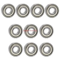 Hsv 6000ZZ Vòng bi 10 CÁI 10x26x8mm ABEC-1 6000 ZZ Vòng bi rãnh sâu Thép tốc độ kín Tiếng ồn thấp 10 CÁI