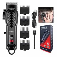 HT-650 Professional Hair Clippers Trimmer Kit Men Cutting Machine Barber Salon