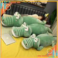 ✨HT✨ Thú Nhồi Bông Cá Sấu Hài Hước- Cá Sấu Mặt Hề - Siêu Mềm Mịn- 55Cm