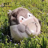 HT XIANSHENG Ba Lô mini Hình Chim Cánh Cụt Hoạt Hình Nhồi Bông Đáng Yêu Cho Nữ