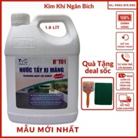 Ht01 tẩy xi măng dung dịch tẩy ht01 tẩy rong rêu tạp chất  dính trên các mặt sàn nền nhà 1.8l