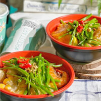 HT27 | Set 100 Tô Đỏ Đen Đựng Bánh Canh Cua, Hủ Tiếu, Bún Thái