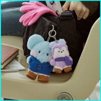 Ht3 Dễ Thương BTS BT21 Sang Trọng Mặt Dây Chuyền Quà Tặng Cho Bạn Gái Ba Lô Trang Trí Móc Khóa Đồ Chơi nhồi Bông Bộ Sưu Tập TH3