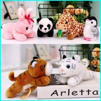 Ht3 Động Vật Hoạt Hình Vai Sang Trọng Búp Bê Quà Tặng Cho Trẻ Em Từ Tính Đồ Chơi Nhồi Bông Gấu Trúc Bé Đồ Chơi Giáo Dục TH3