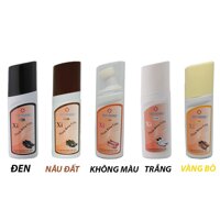 HT9129-30-31-32-33 - Xi nước đánh bóng Huy Hoàng màu đen, nâu, vàng bò, trắng, không màu - Vàng