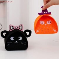 Htghtg 4 Hộp Đóng Gói Quà Tặng, Hộp Kẹo Halloween Skeleton Spider, Sáng Tạo Dễ Dàng Lắp Ráp Lễ Hội Mèo Quà Tặng Hộp Giấy Hoạt Hình Tiệc Halloween