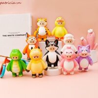Htghtg 9 Chiếc Hoạt Hình Fidget Đồ Chơi, Đồ Chơi Pinch Mềm Yuanmeng Bóp Đồ Chơi, Thú Vị Handmade Nhào PU Yuanmeng Búp Bê Hoạt Hình Trò Đùa Thực Tế
