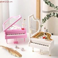 Htghtg Ballerina Girl Music Box, Hộp Nhạc Piano Mini Tinh Tế Bằng Nhựa, Thanh Lịch Handmade Cô Gái Ballerina Hộp Nhạc Mini Đồ Chơi Phòng Ngủ