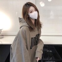 [HTSHOP]-Áo nỉ hoodie nữ mùa thu đông 2022 phiên bản HQ có mũ trùm đầu