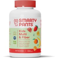 HŨ 120 VIÊN KẸO DẺO BỔ SUNG CHẤT XƠ - ĐA VITAMIN CHO TRẺ EM (trên 4 tuổi) SmartyPants Kids Fiber - Multivitamin Gummy